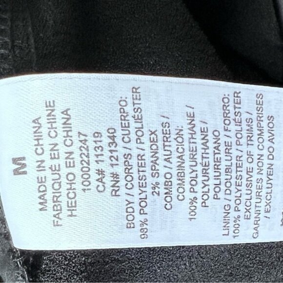 Dynamite Black Mixed Media Back Cutout Jumpsuit Size Medium - Picture 8 of 8